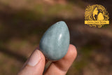 Light "Princesa" blue jadeite jade yoni 3 egg set