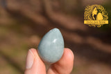 Snowy Princesa Blue Jadeite Jade Yoni 3 Egg Set